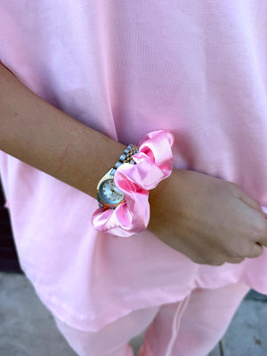 Baby Pink Hair Scrunchie